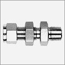Bulkhead Male Connector - Stainless Steel Ferrule Fittings Manufacturer in India