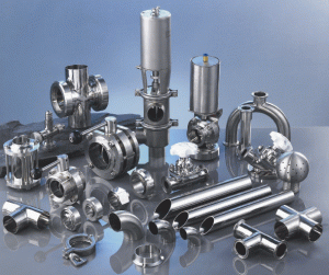 Stainless Steel Dairy/Sanitary Fittings, Valves Manufacturer - Buterfly Valves, Ball Valves, Dairy Bends, SMS Union