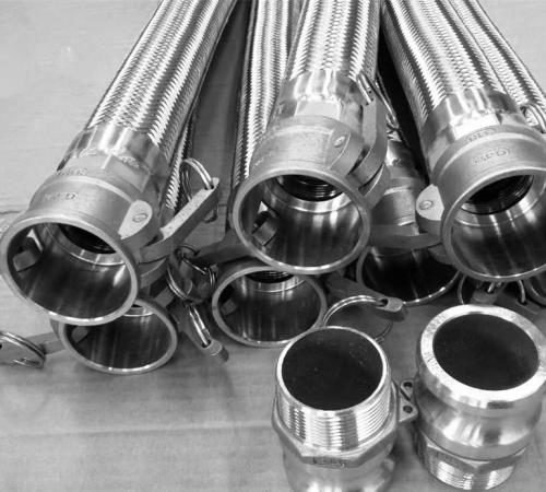 Stainless Steel Flexible Bellow Hoses with Camlock Couplings Manufacturers, Suppliers, Factory