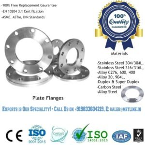 Plate Flanges Manufacturers, Suppliers, Factory
