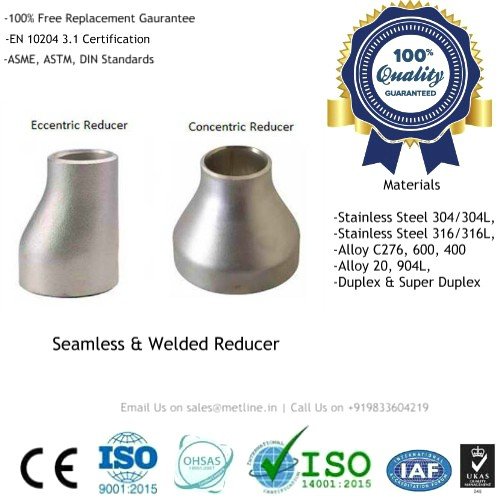 Stainless Steel Eccentric Concentric Reducer Manufacturers, Suppliers, Factory