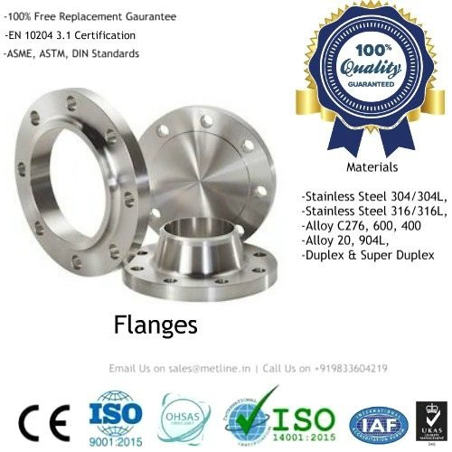 Stainless Steel Flanges Manufacturers, Suppliers, Factory