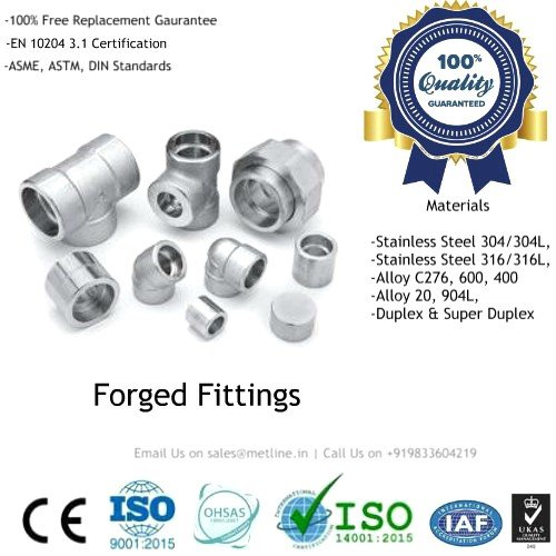 Stainless Steel Forged Pipe Fittings Manufacturers, Suppliers, Factory