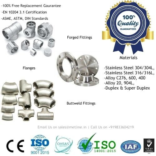 Stainless Steel Pipe Fittings Manufacturers, Suppliers, Factory