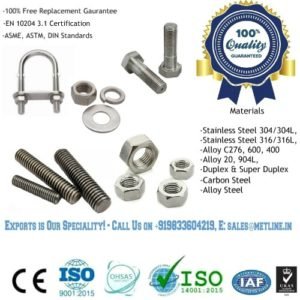 Alloy A286 Alloy 660 Nuts Bolts Fasteners Manufacturers, Suppliers, Factory