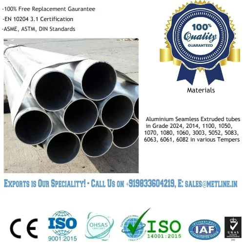 Aluminium Pipes, Pipe Fittings & Flanges Manufacturers, Suppliers, Factory