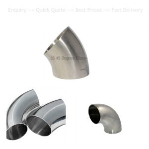 Stainless Steel 45 Degree Elbow Suppliers in India